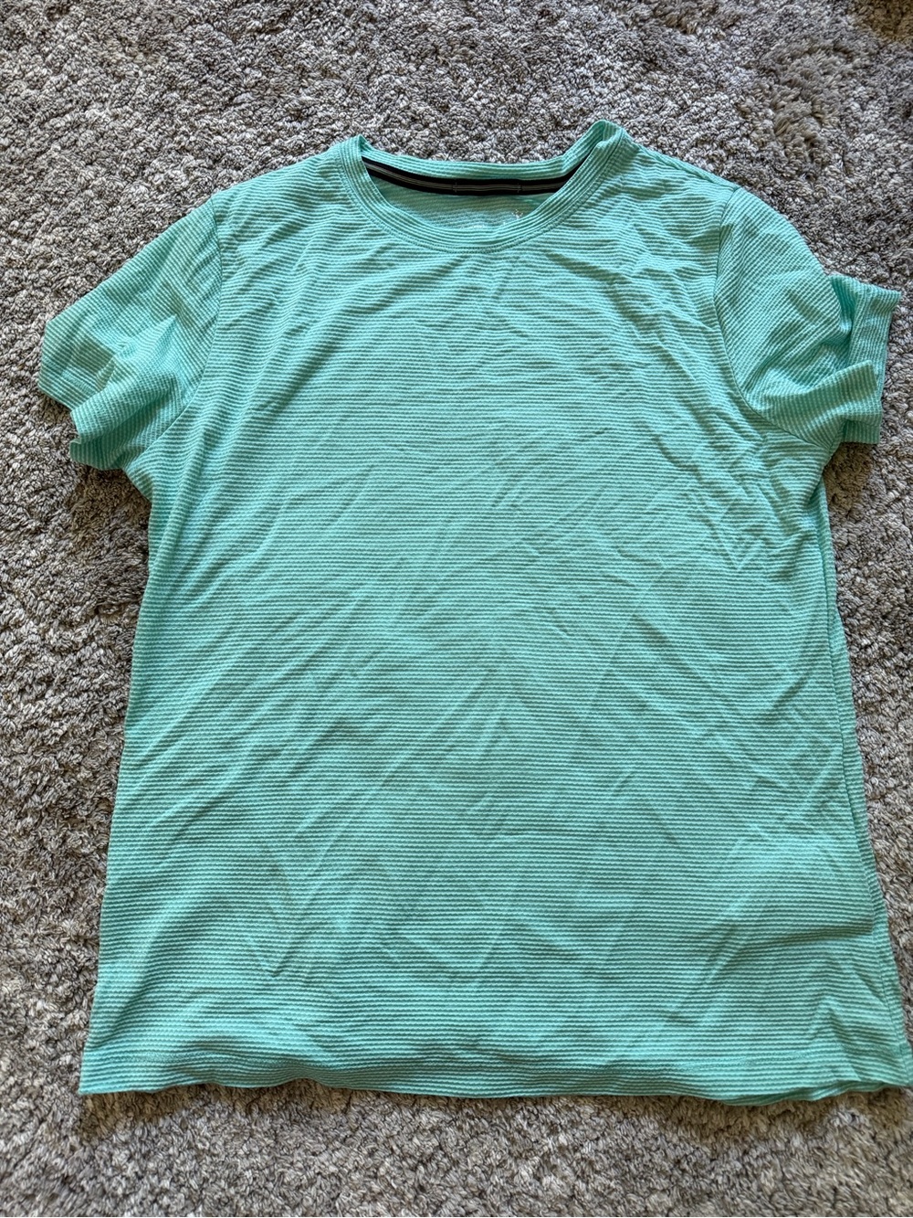 Smartwool Short Sleeve Crew Tee in Mint Green/teal
